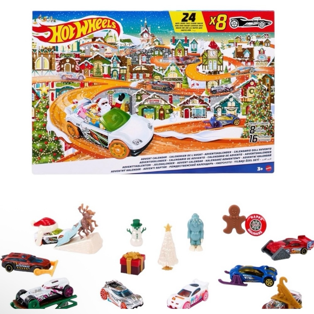 2023 Hot Wheels Christmas Advent Calendar; 24 Surprises That Includes 8 …